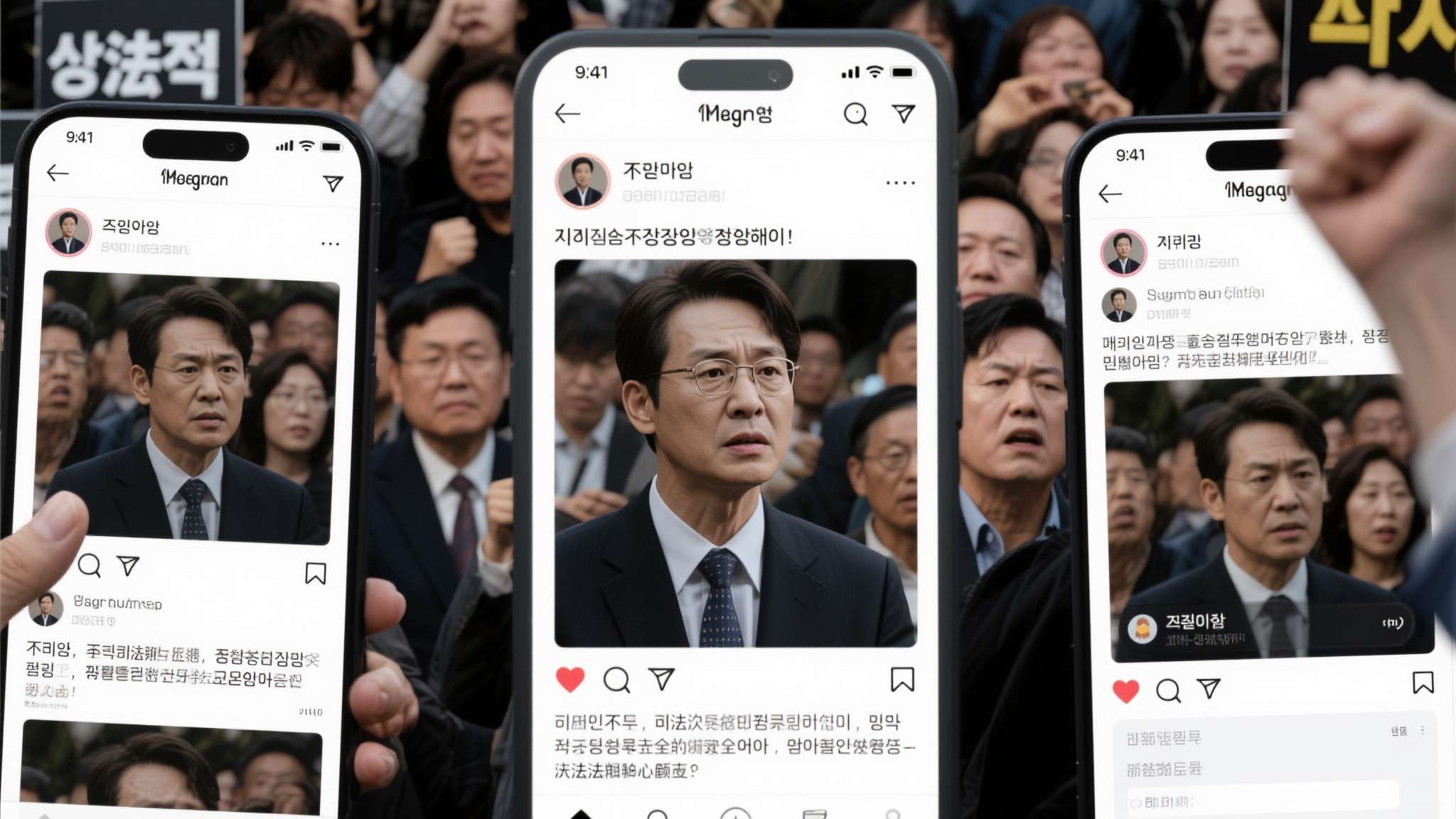 韩国社交媒体上，相关话题持续发酵，众多网友留言表达愤慨，要求司法机关给出明确的答