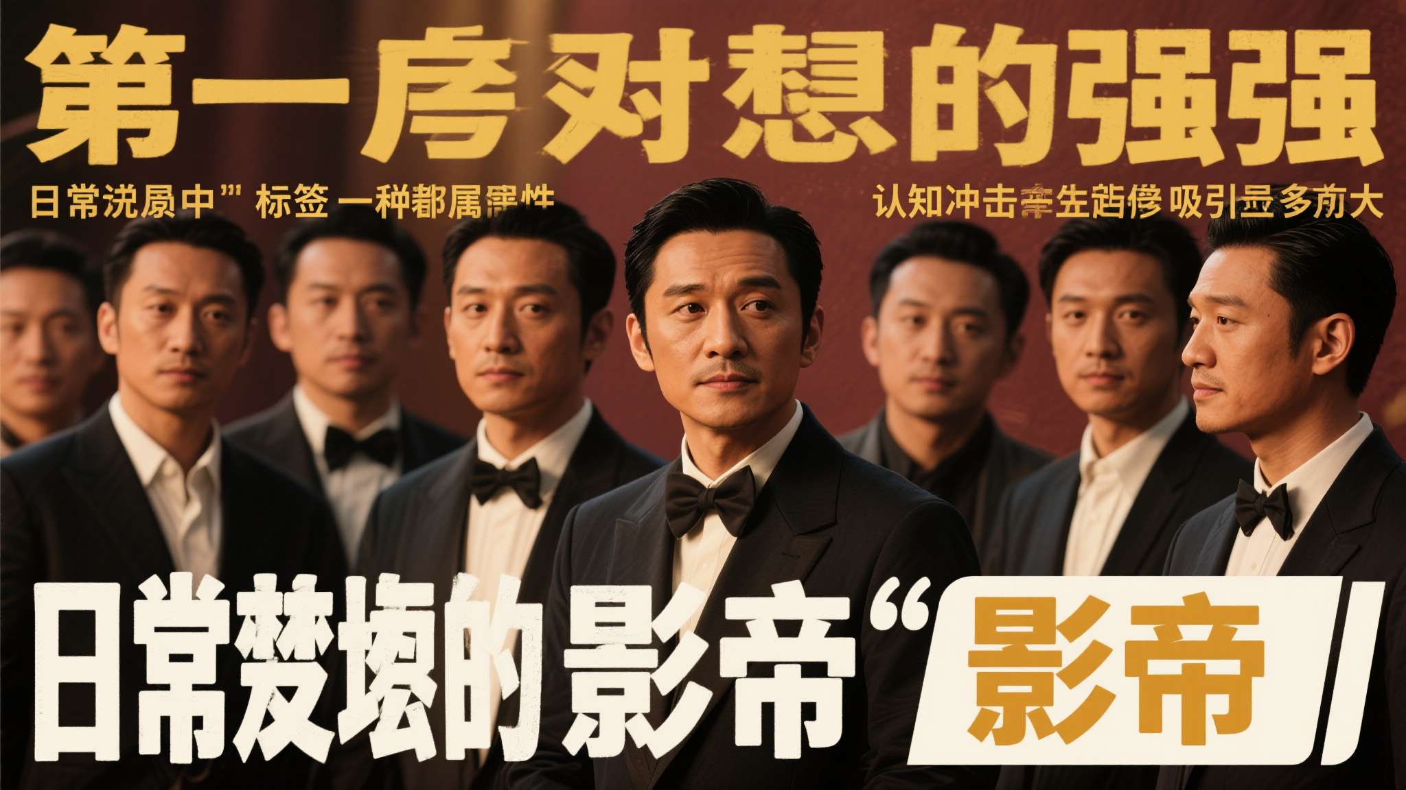第一，反差感极强。&nbsp;日常语境中，"影帝"是个体标签，一旦变成群体属性，认知冲突立